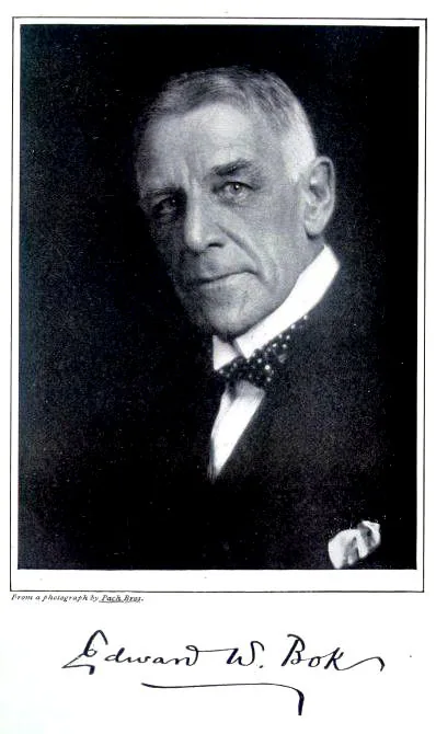 Bok, Edward William portrait