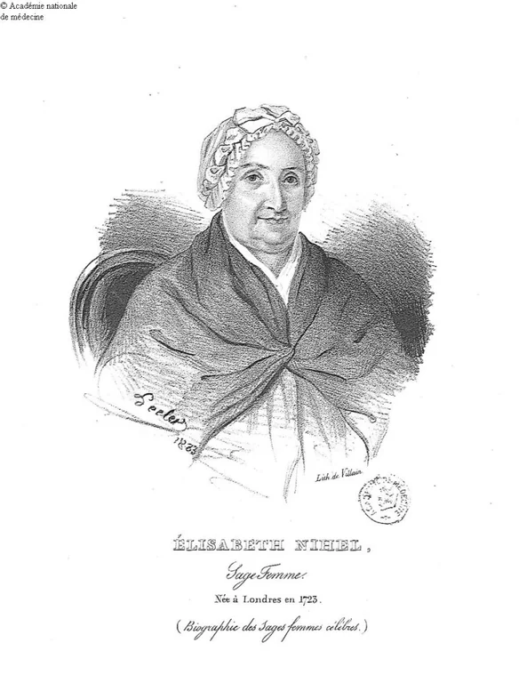 Nihell, Elizabeth portrait