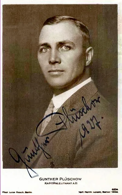 Plüschow, Gunther portrait