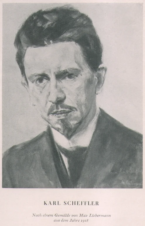 Scheffler, Karl portrait