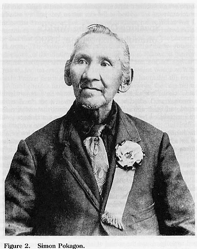 Pokagon, Simon portrait