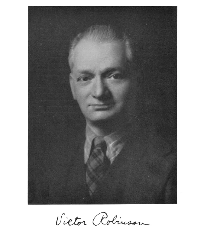 Robinson, Victor portrait