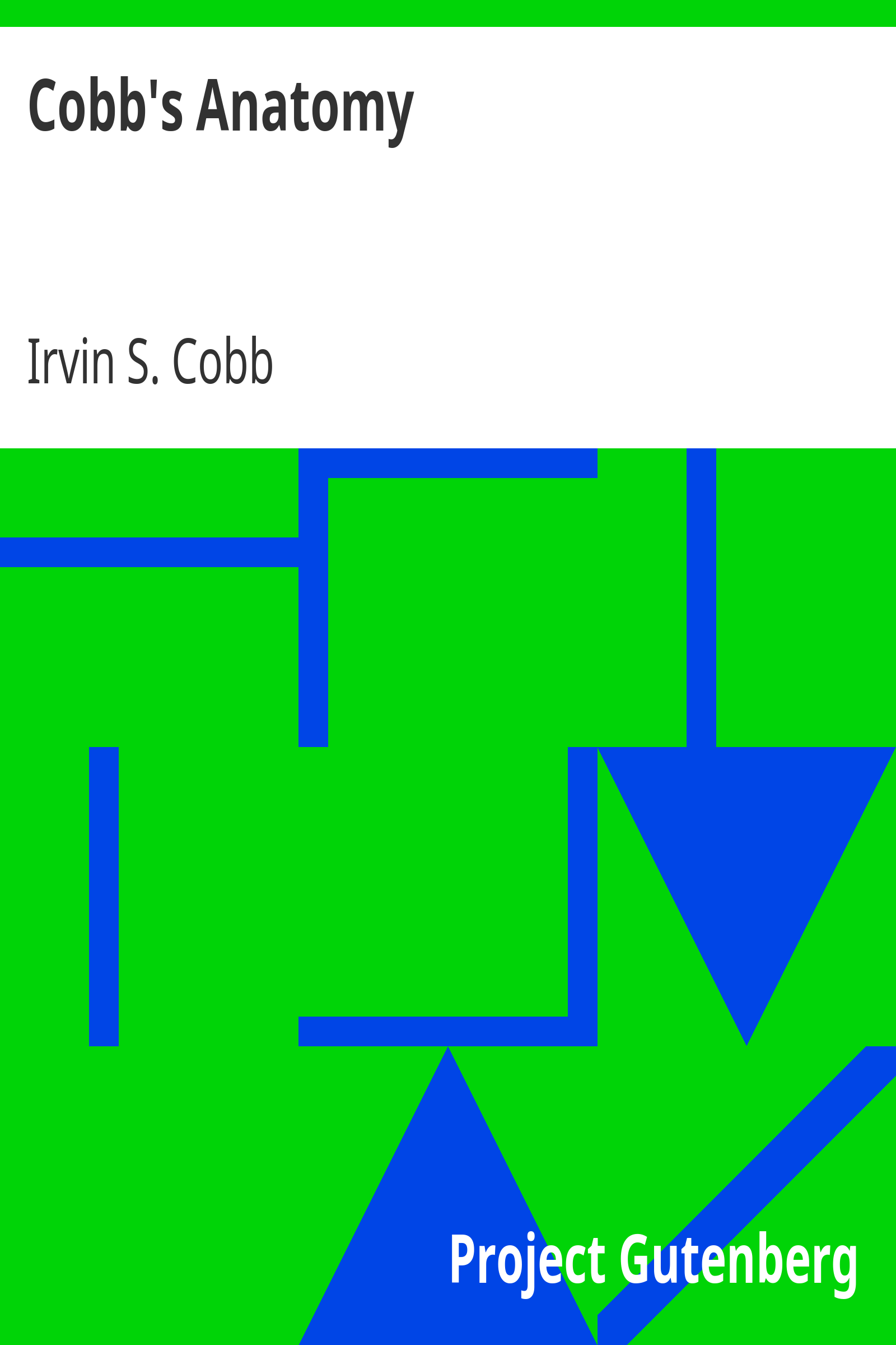 Cobb's Anatomy cover