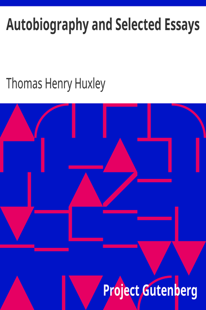 Autobiography and Selected Essays cover