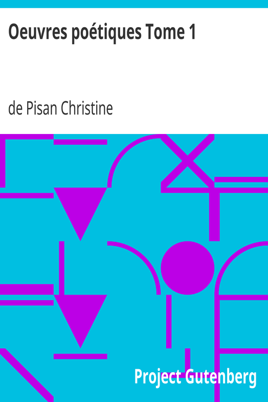 Oeuvres poétiques Tome 1 cover