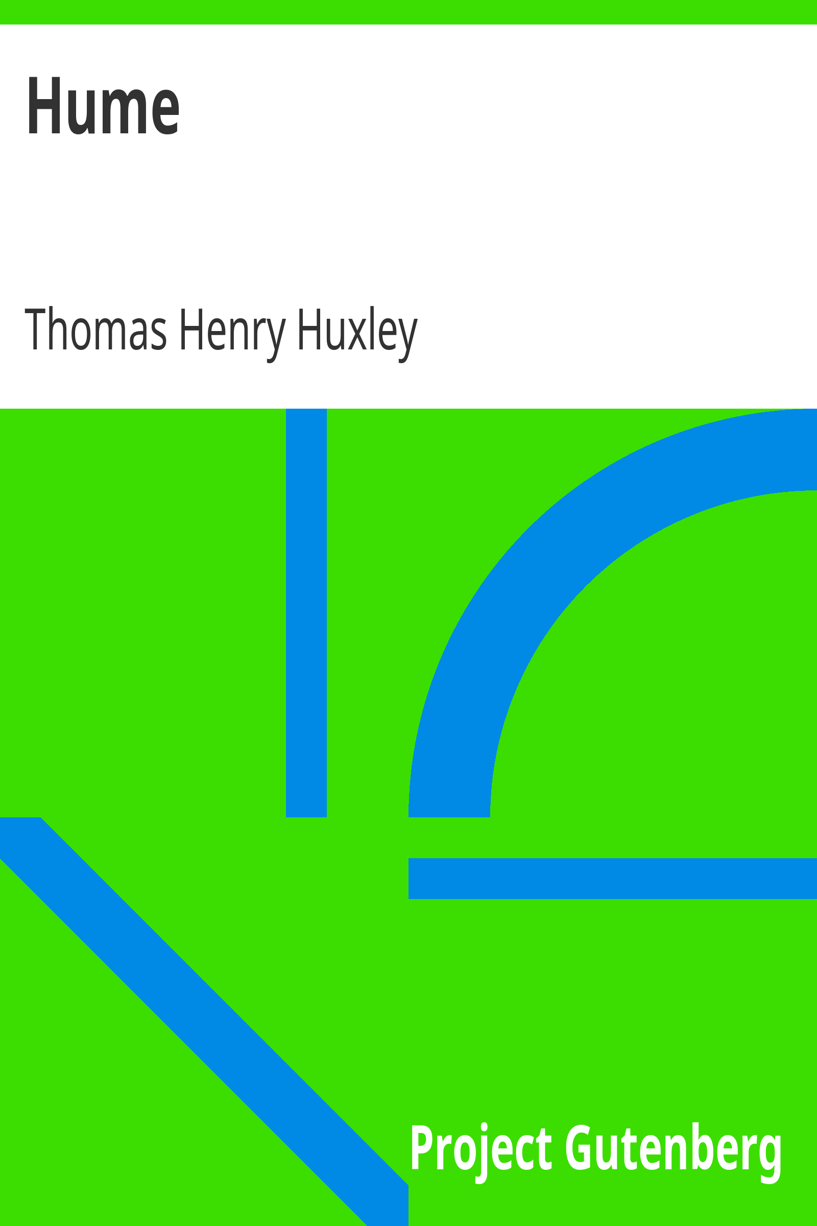 Hume / (English Men of Letters Series) cover