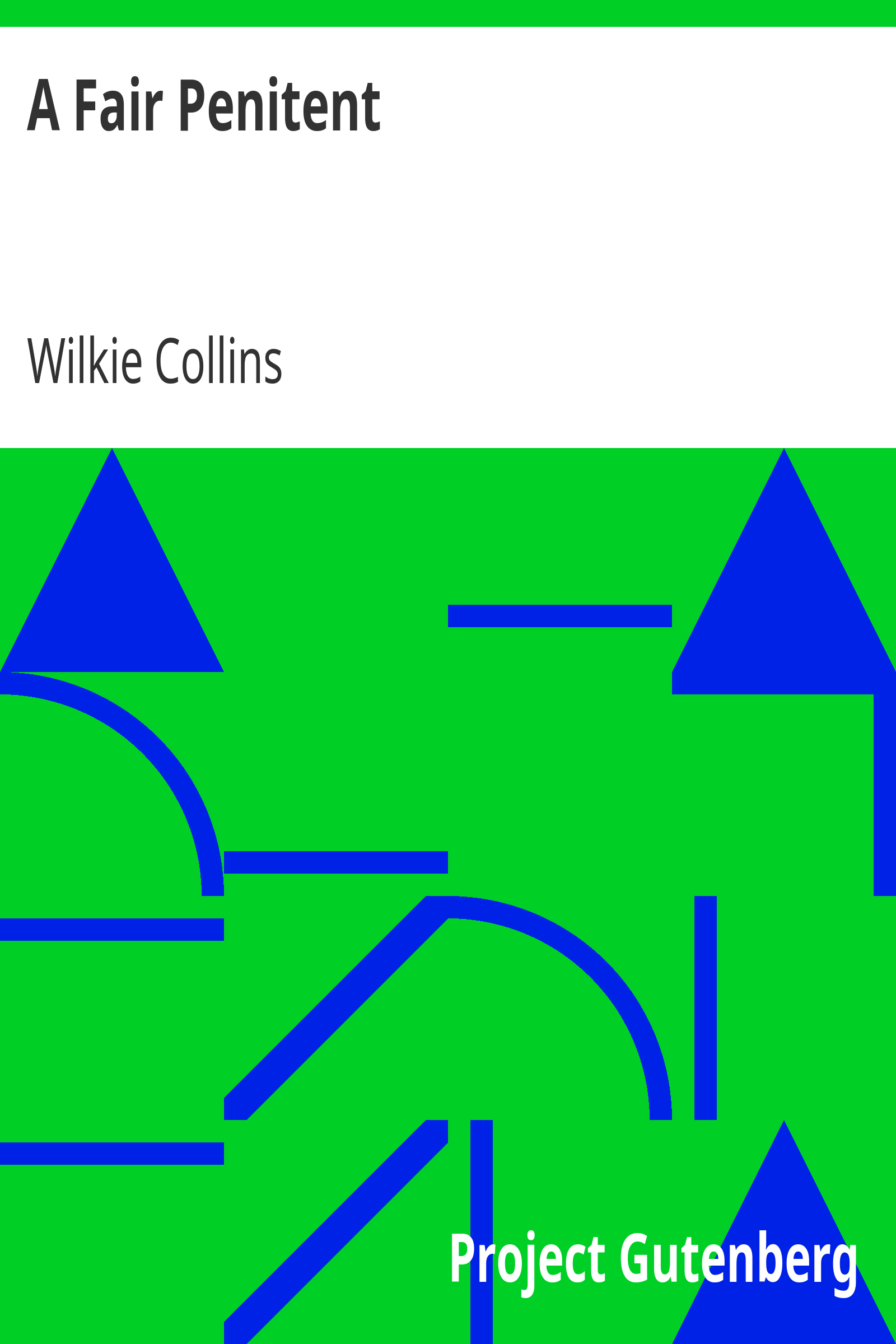 A Fair Penitent cover