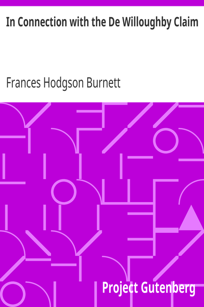 In Connection with the De Willoughby Claim cover
