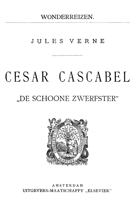 Cesar Cascabel: "De Schoone Zwerfster" cover