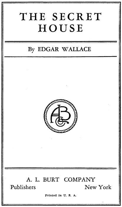 The Secret House cover