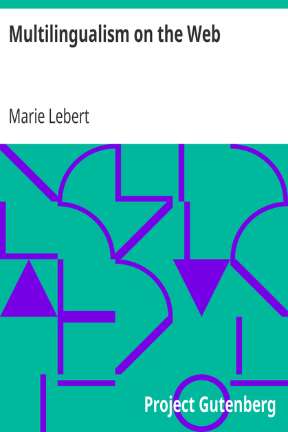 Multilingualism on the Web cover