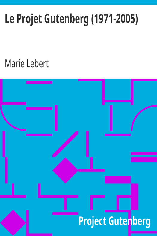 Le Projet Gutenberg (1971-2005) cover