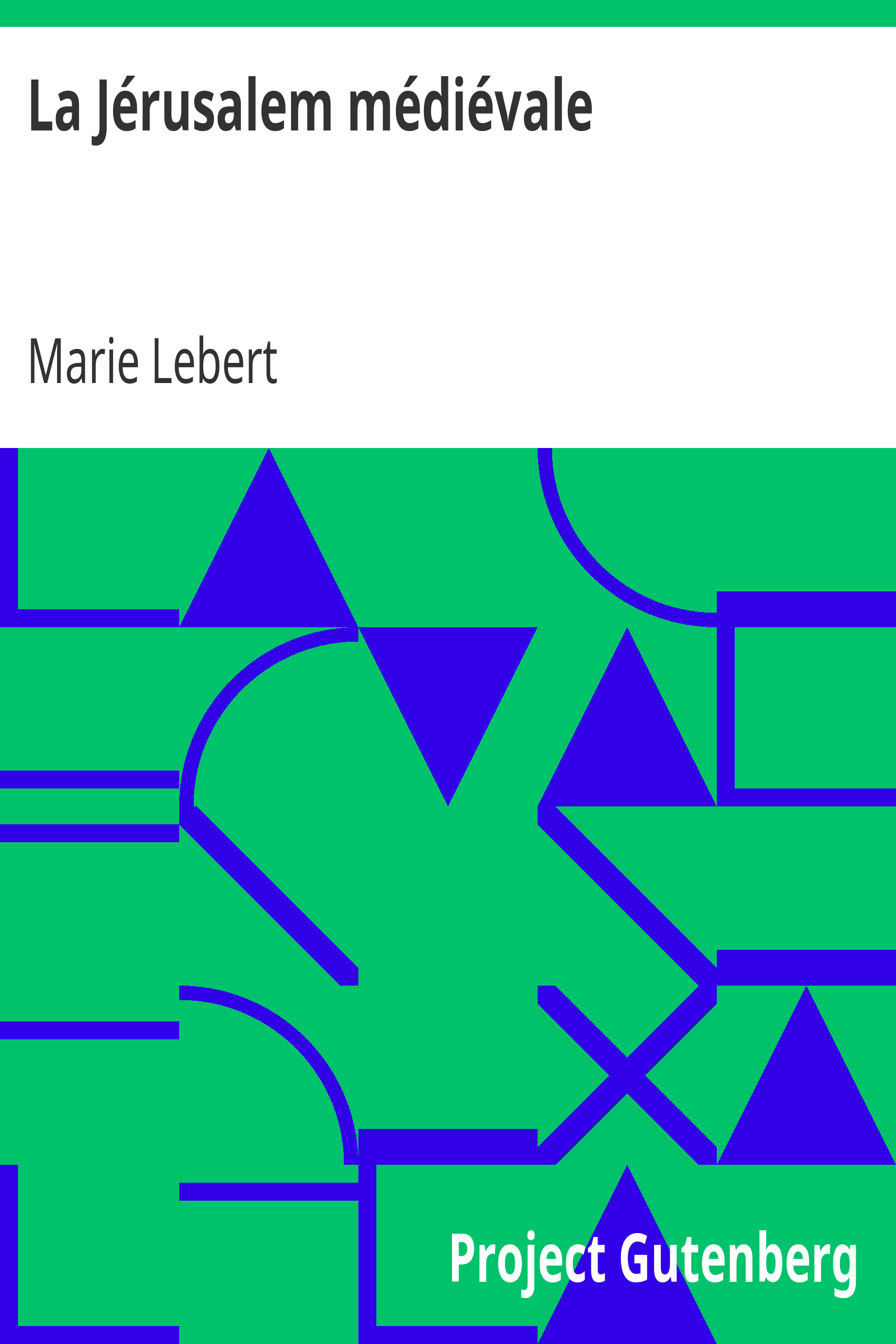 La Jérusalem médiévale cover