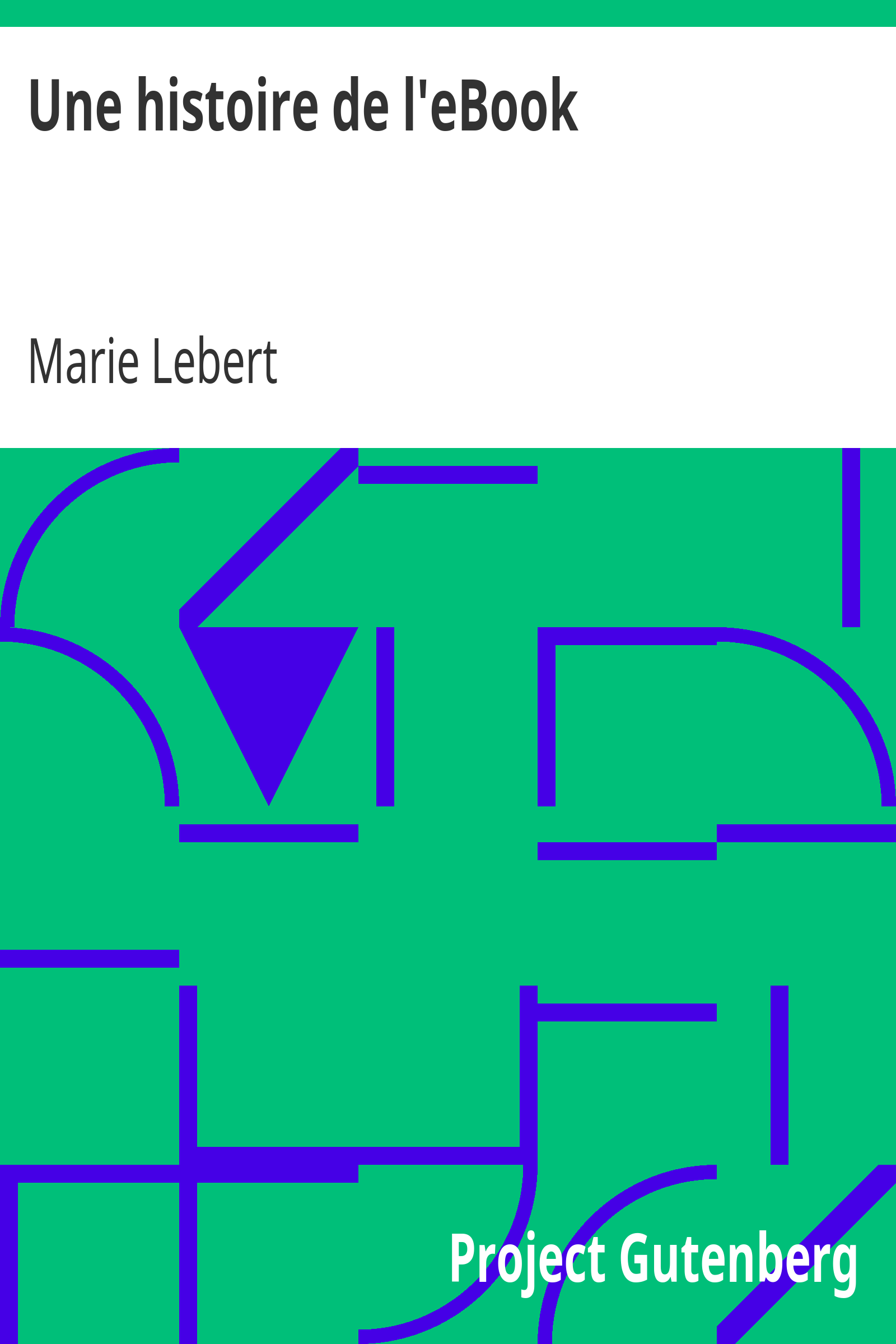 Une histoire de l'eBook cover
