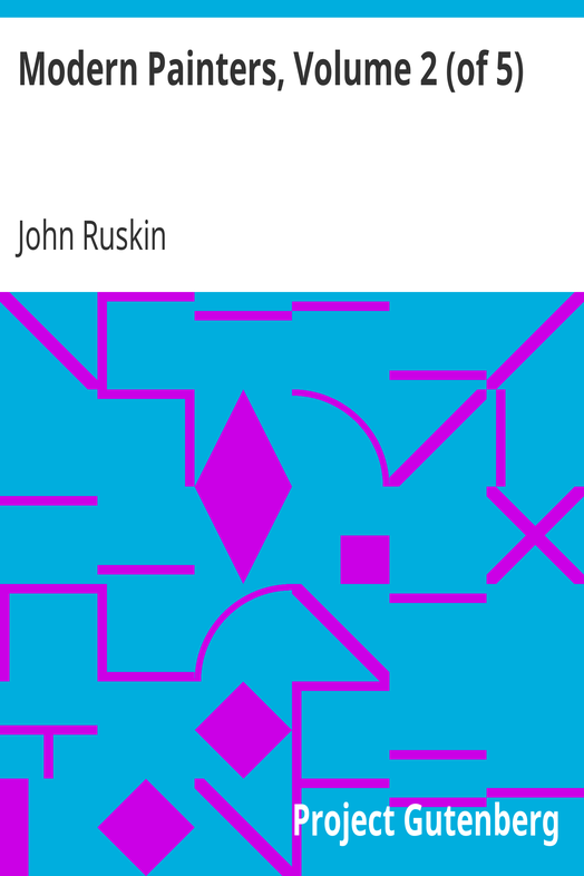 Modern Painters, Volume 2 (of 5) cover