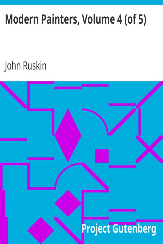 Modern Painters, Volume 4 (of 5) cover