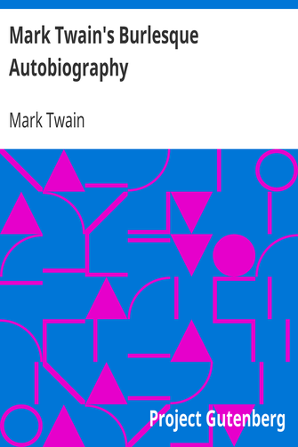 Mark Twain's Burlesque Autobiography cover