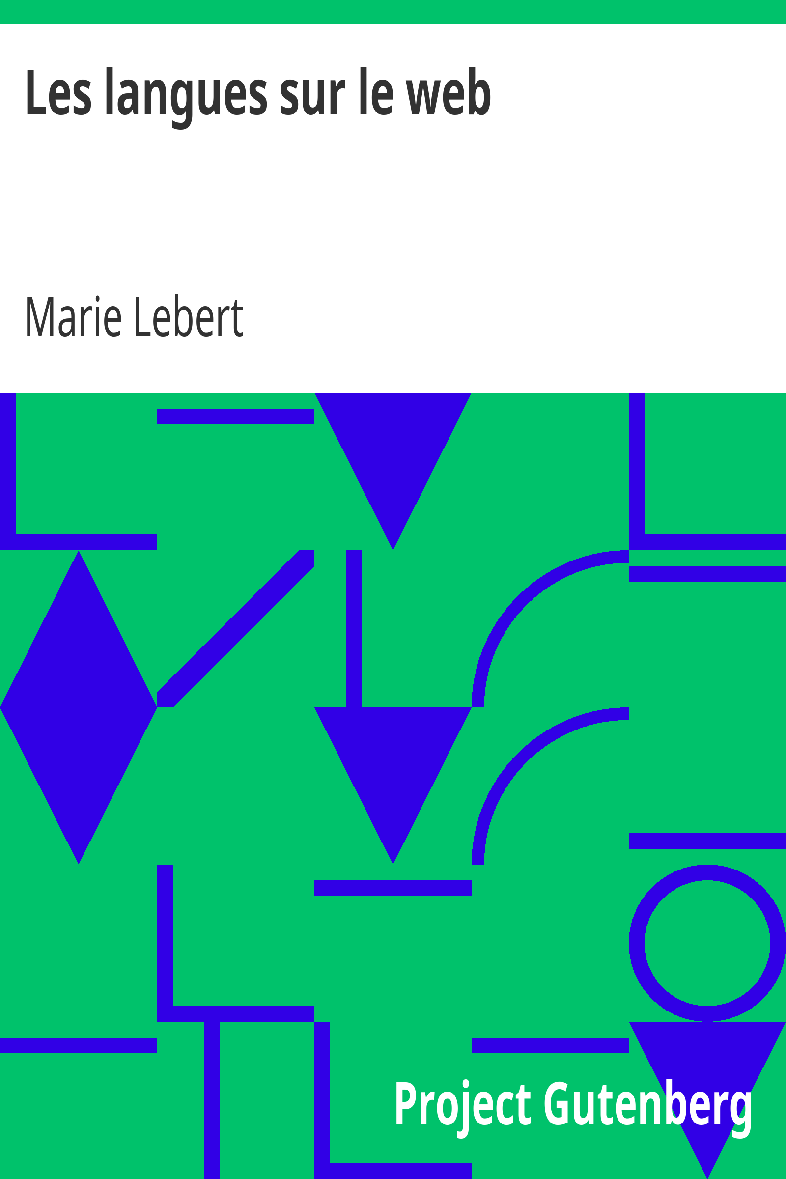 Les langues sur le web cover