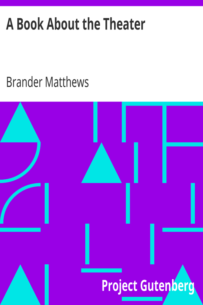A Book About the Theater cover