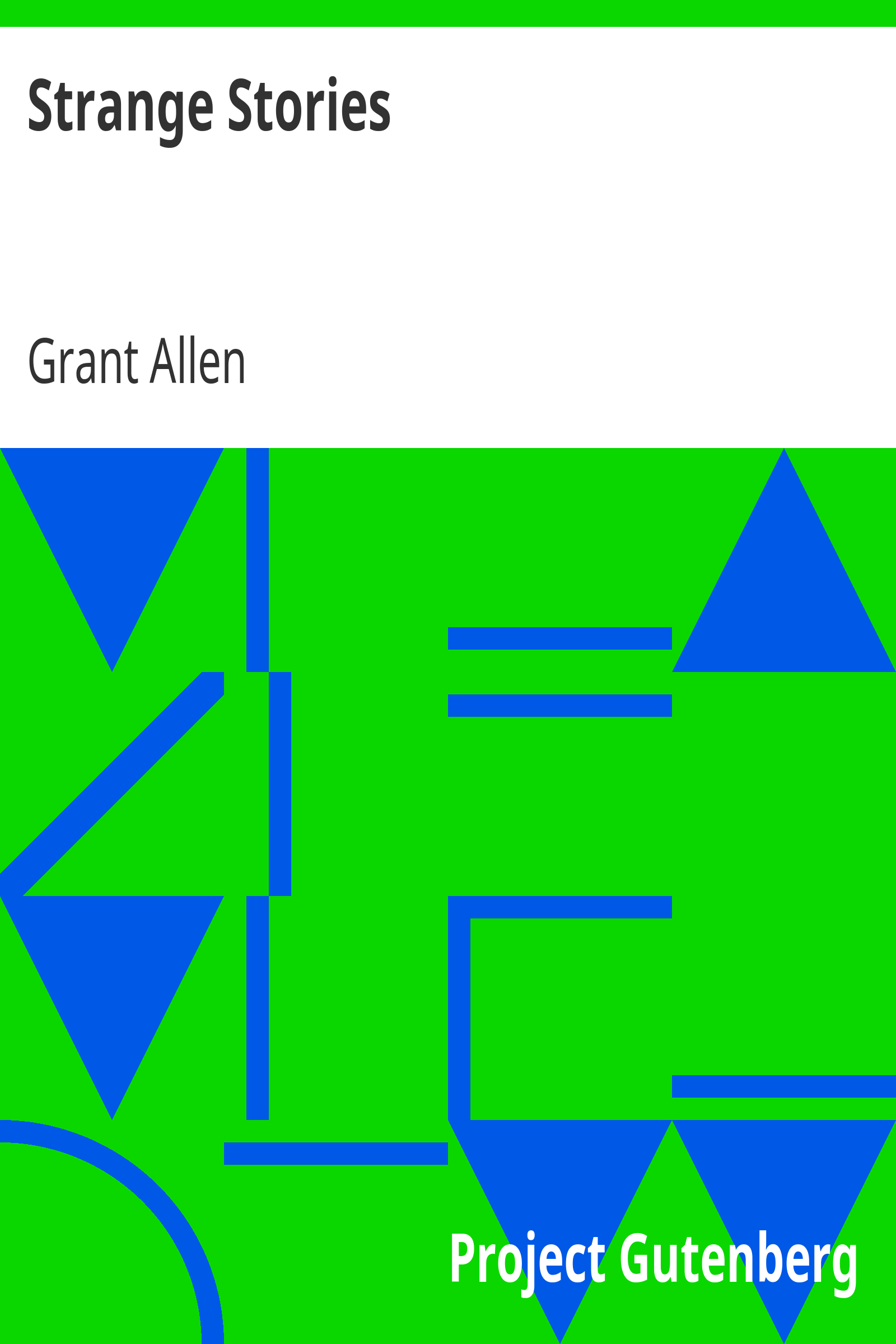 Strange Stories cover
