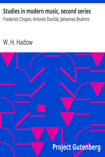 Studies in modern music, second series cover