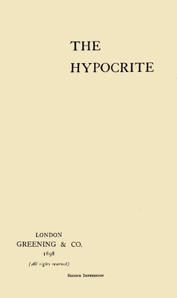 The Hypocrite cover