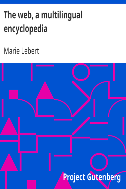 The web, a multilingual encyclopedia cover