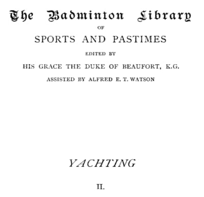Yachting, Vol. 2 cover