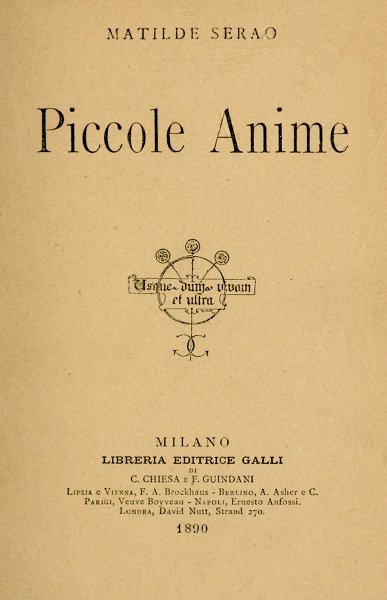 Piccole anime cover