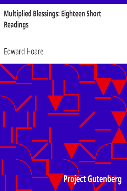 Multiplied Blessings: Eighteen Short Readings cover