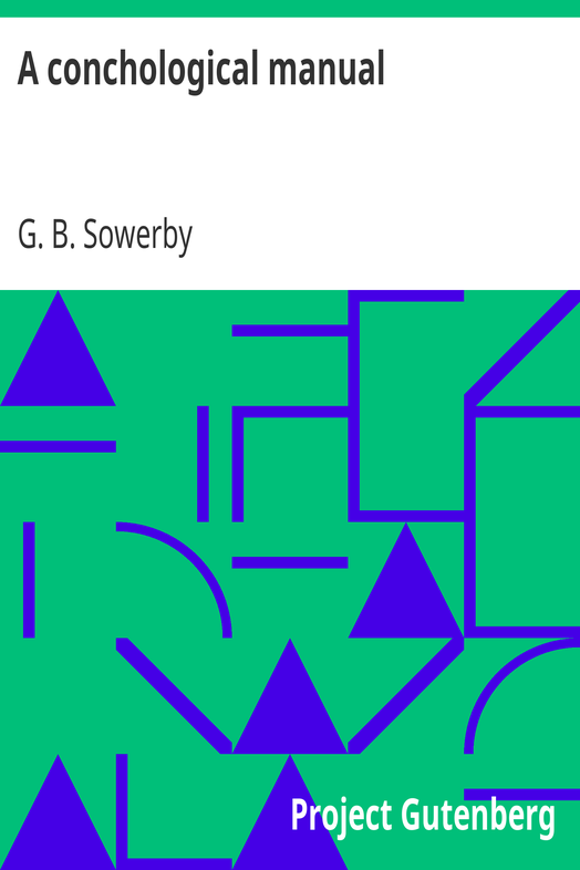 A conchological manual cover