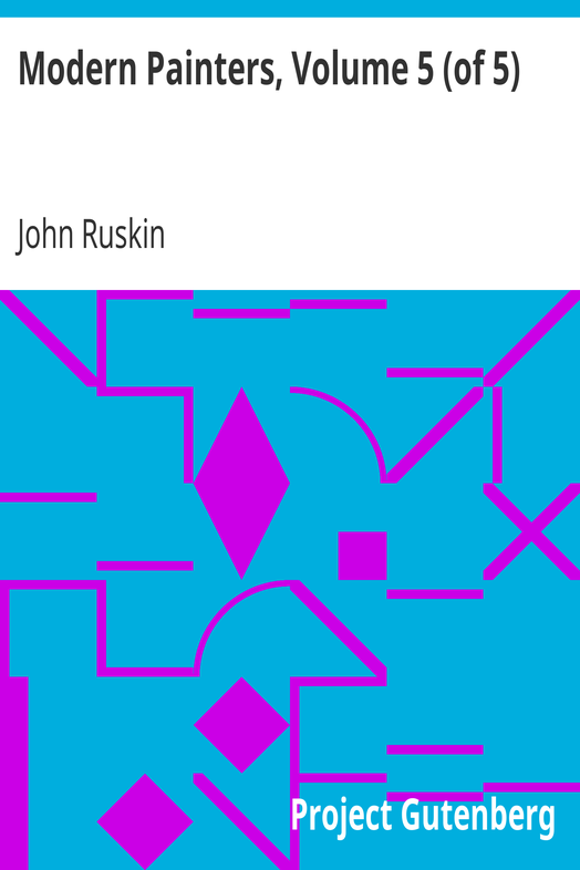 Modern Painters, Volume 5 (of 5) cover