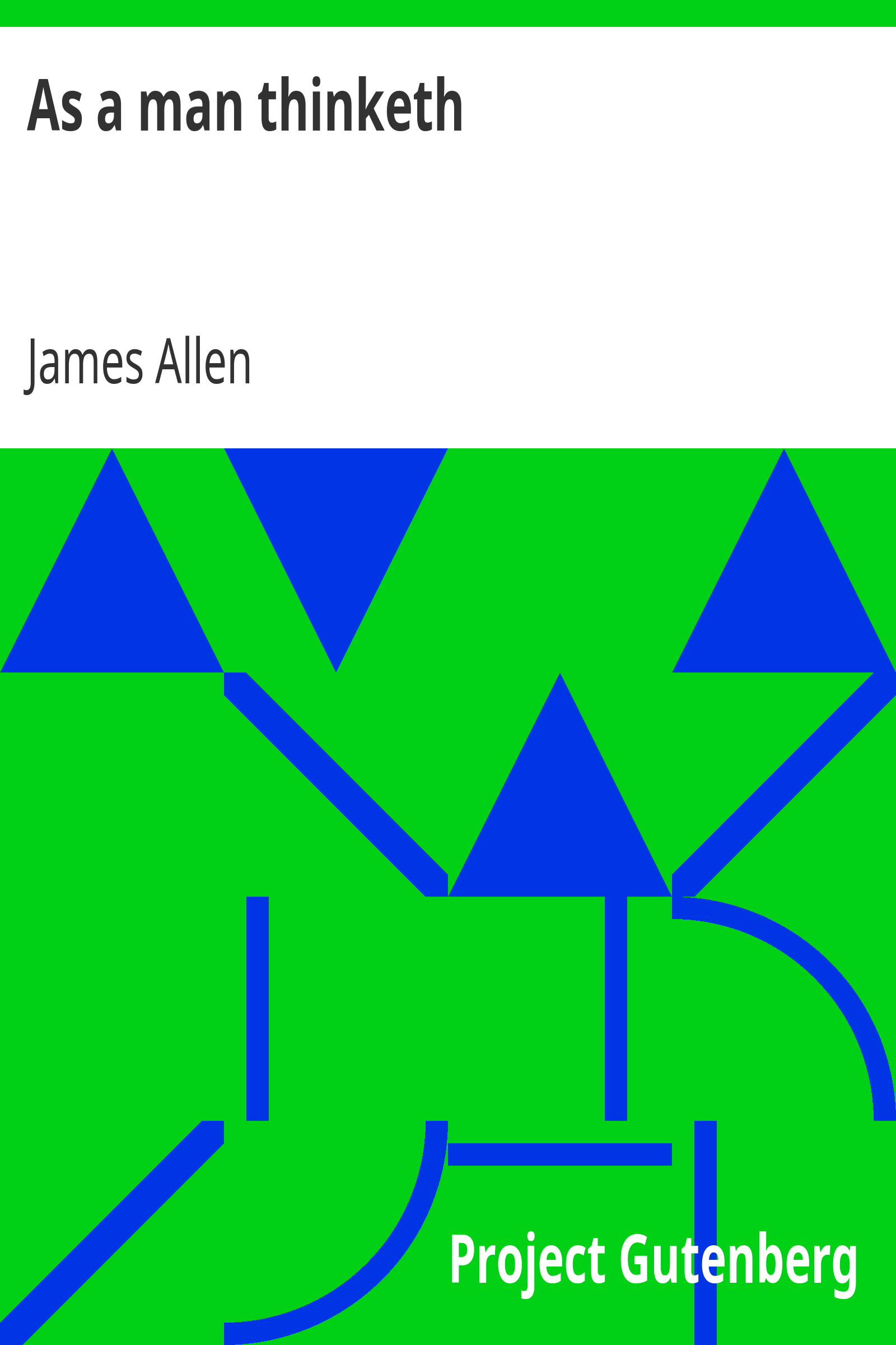 As a man thinketh cover