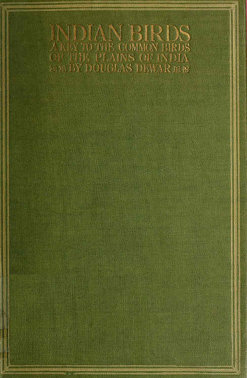 Indian Birds: Being a Key to the Common Birds of the Plains of India cover