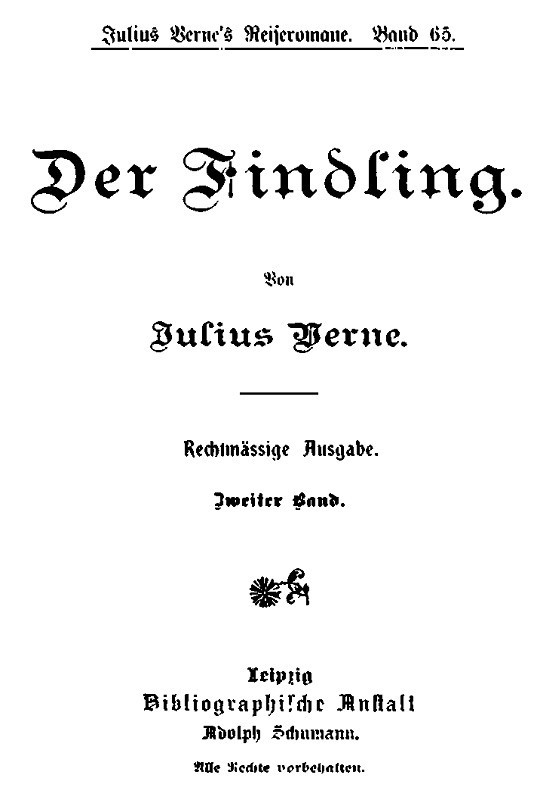 Der Findling. Zweiter Band. cover