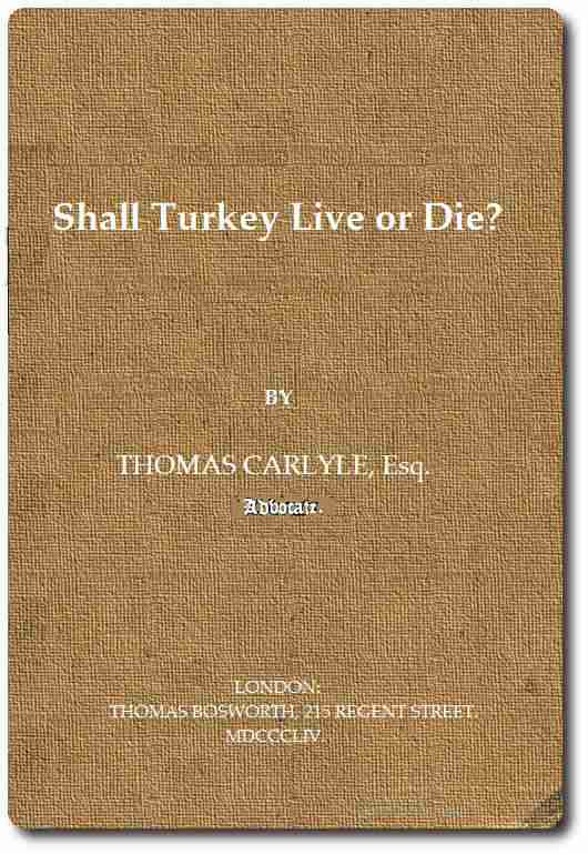Shall Turkey Live or Die? cover