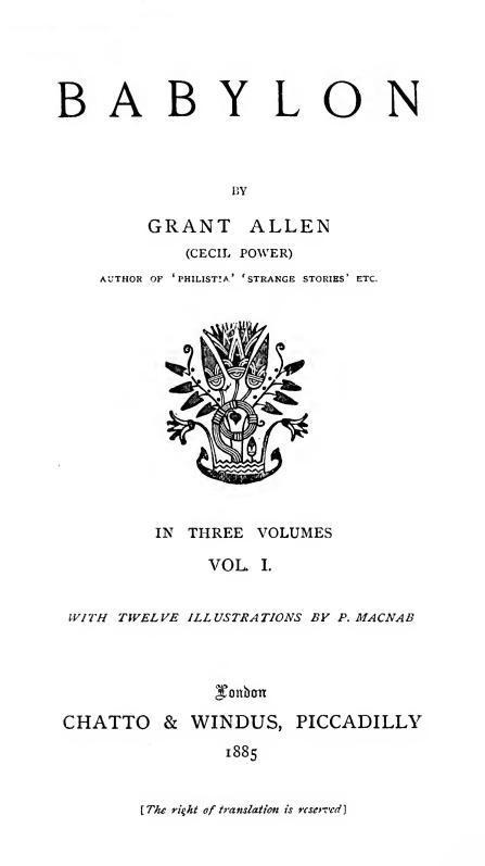 Babylon, Volume 1 cover