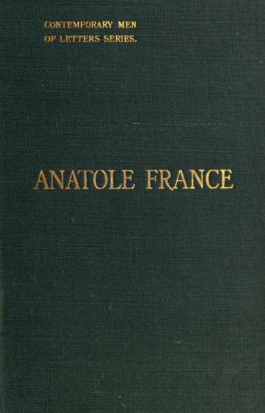 Anatole France cover