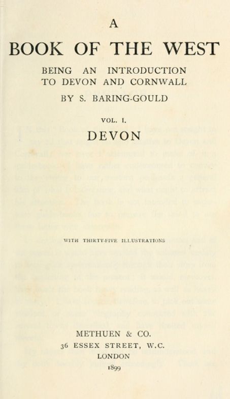 A book of the west. Volume 1, Devon cover