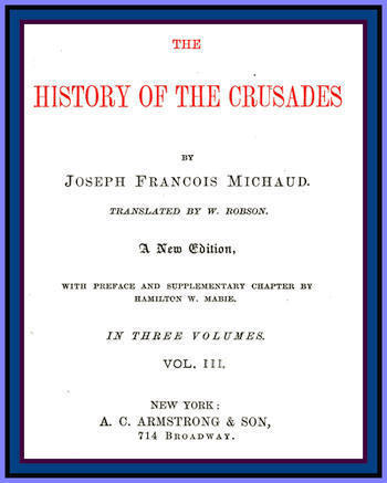 The History of the Crusades (vol. 3 of 3) cover