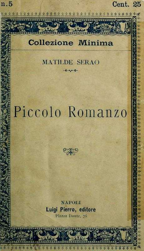 Piccolo romanzo cover
