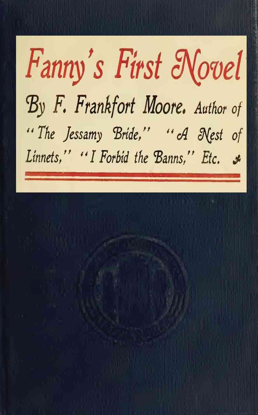 Fanny's First Novel cover