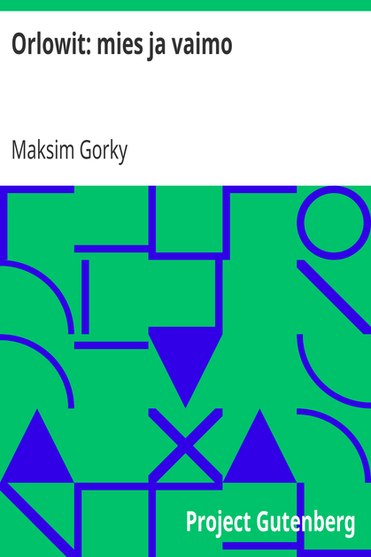 Orlowit: mies ja vaimo cover