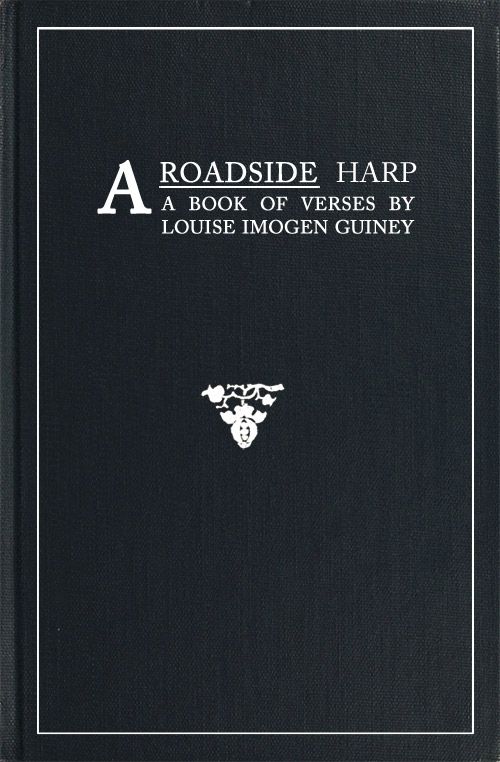 A Roadside Harp: A Book of Verses cover