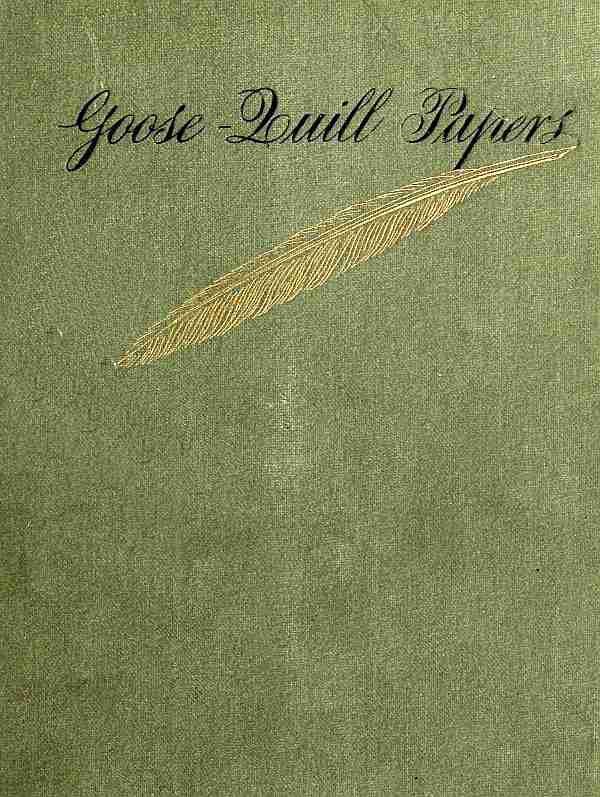 Goose-Quill Papers cover