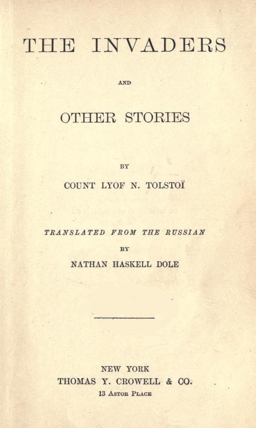 The Invaders, and Other Stories cover