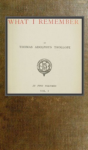 What I Remember, Volume 1 cover