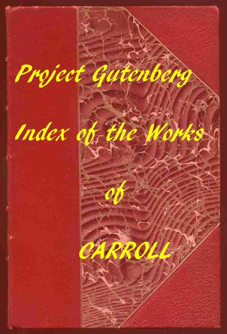 Index of the Project Gutenberg Works of Lewis Carroll cover