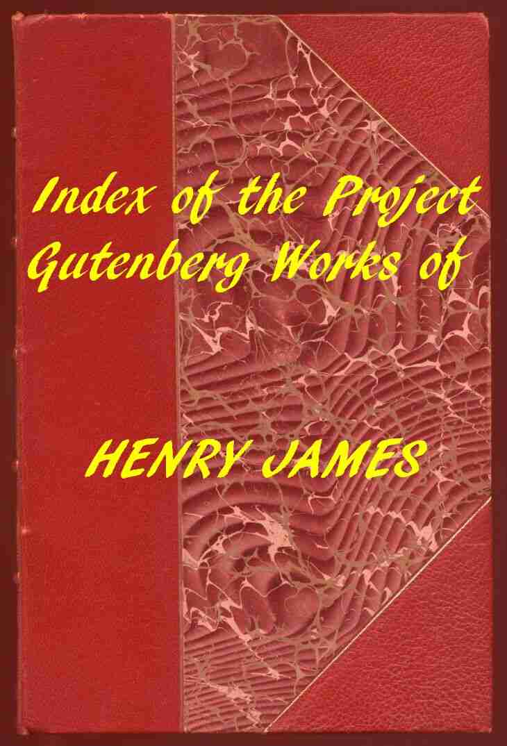 Index of the Project Gutenberg Works of Henry James cover