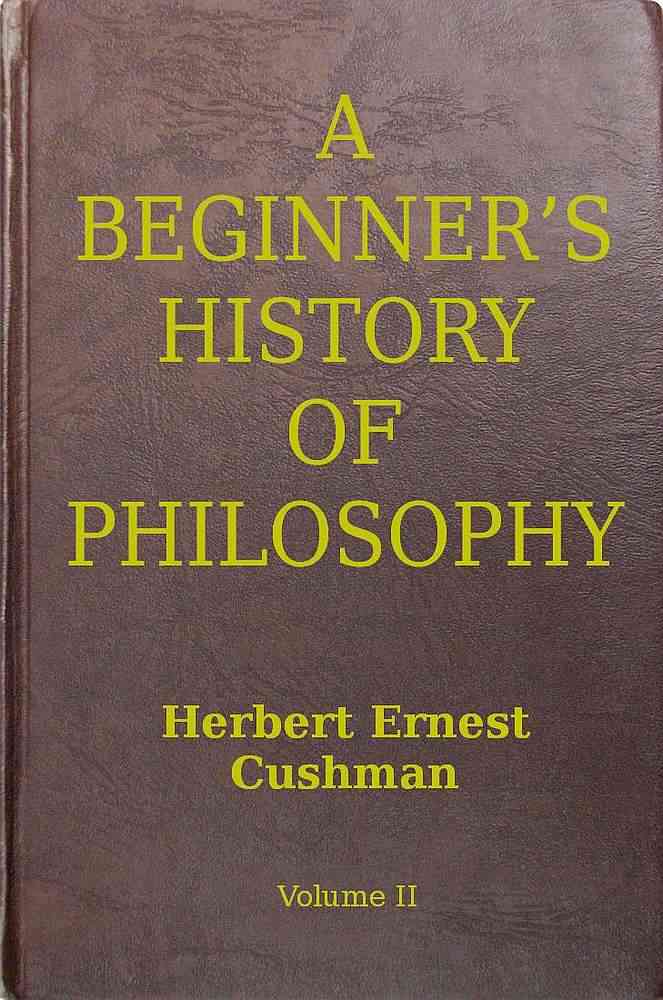 A Beginner's History of Philosophy, Vol. 2: Modern Philosophy cover